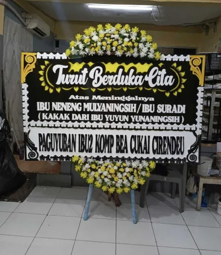 Papan Bunga Duka Gedung Wedding Bogor Kota